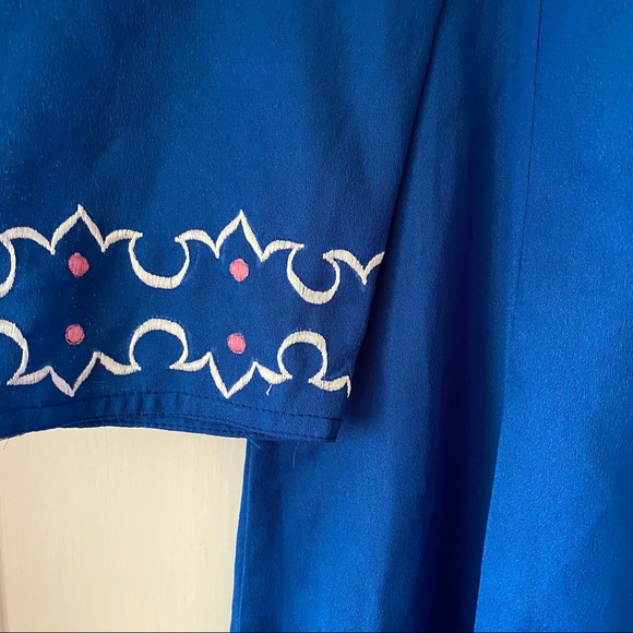 Vintage India Embroidered Tunic Midi Dress - Picture 9 of 11